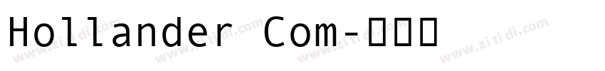 Hollander Com字体转换